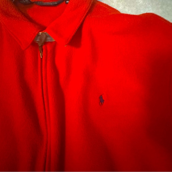 Men’s Vintage Ralph Lauren Polo Fleece Zip Jacket - Picture 2 of 4